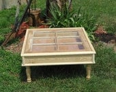 Shadow Box Window Coffee Table 32x32