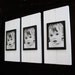 Set of Three White Plank Frames for 4X6 Pictures