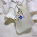 Hanukkah Sea Glass Star of David Beach Glass Necklace