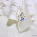 Hanukkah Sea Glass Star of David Beach Glass Necklace