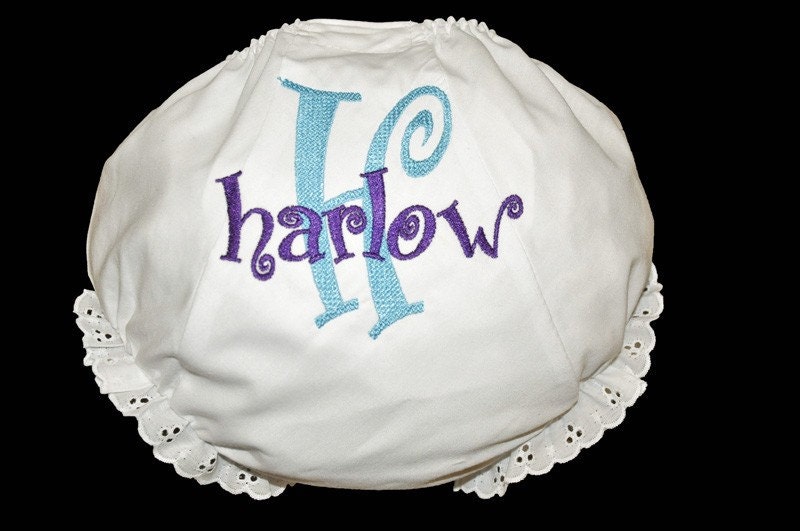 Personalized Baby Bloomers Monogrammed