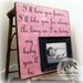 BABY GIFT For Baby Personalized Custom Picture Frame 16x16 I'll Love You Forever Baptism Christening First Birthday Godparents Girl Pink