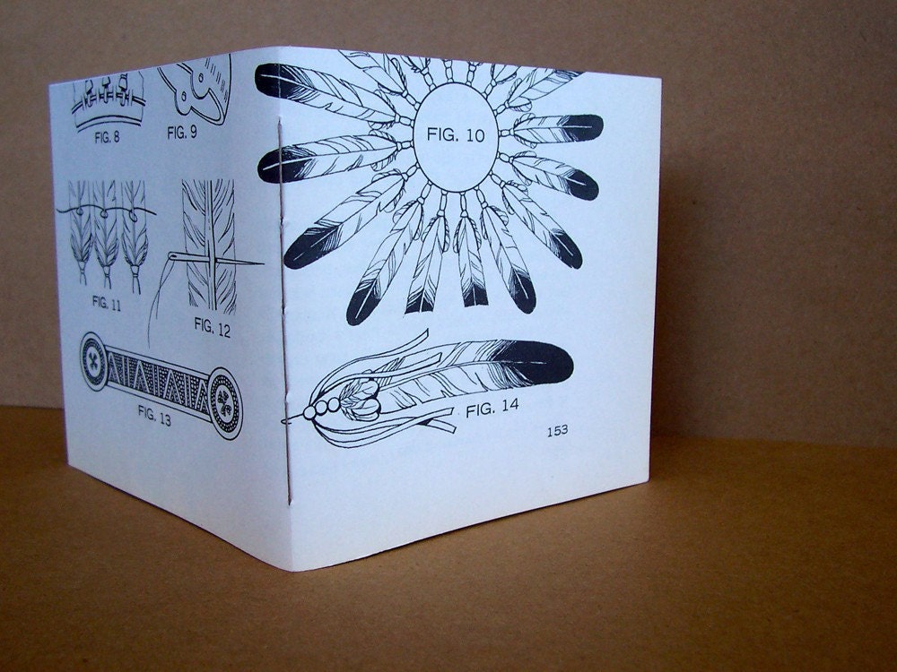 Upcycled Notebook, Feathers