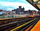 New York City Subway Set of 4 5x7 Photography Print, NYC Photo, Urban Decor, Train
