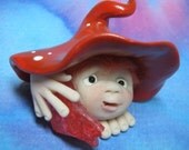 Yann Magical Sussex Gnome OOAK SCULPT by Artist Ann Galvin Coupon Code GOBLINRY