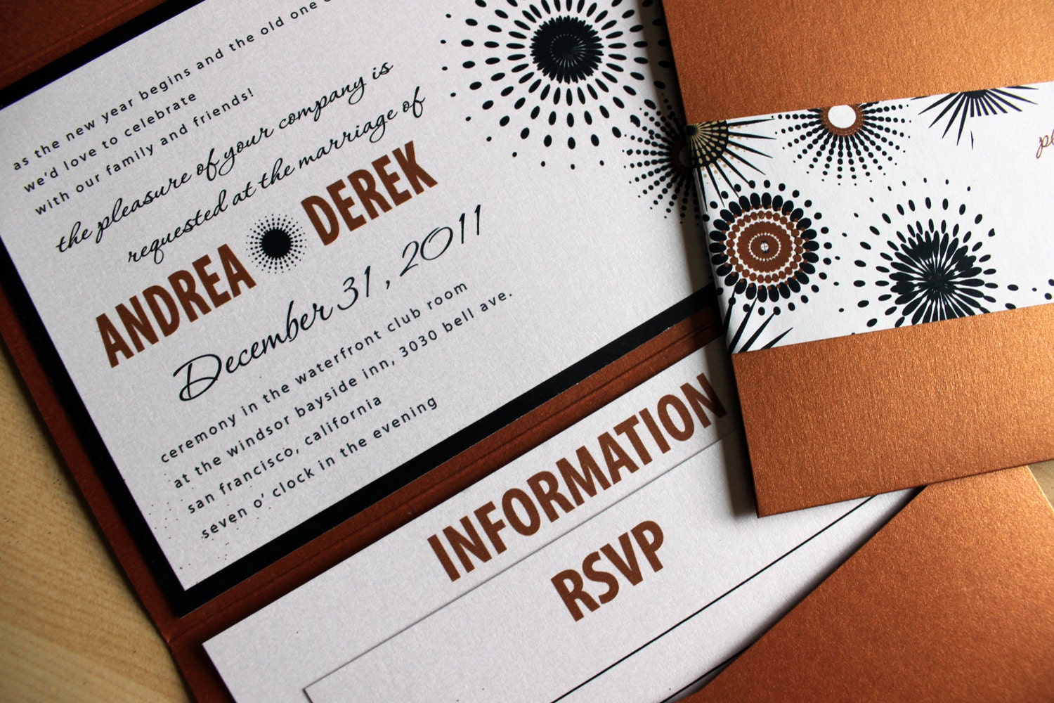 Pocket Envelopes for your Ginger P Wedding Invitations, available in many colors- as always, FREE SHIPPING