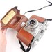 Vintage Kodak Pony 135 Camera - Brown Leather Field Case / Mid Century Photography