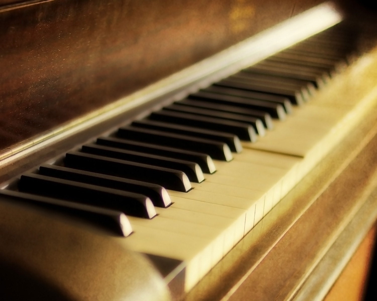 Old Piano Keys