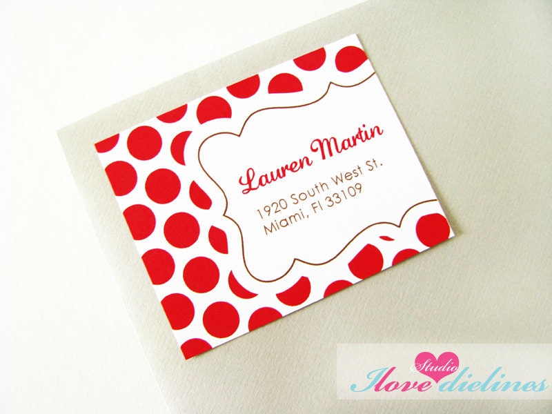 ON SALE - Personalized Bubbles Address Labels/Bookplate