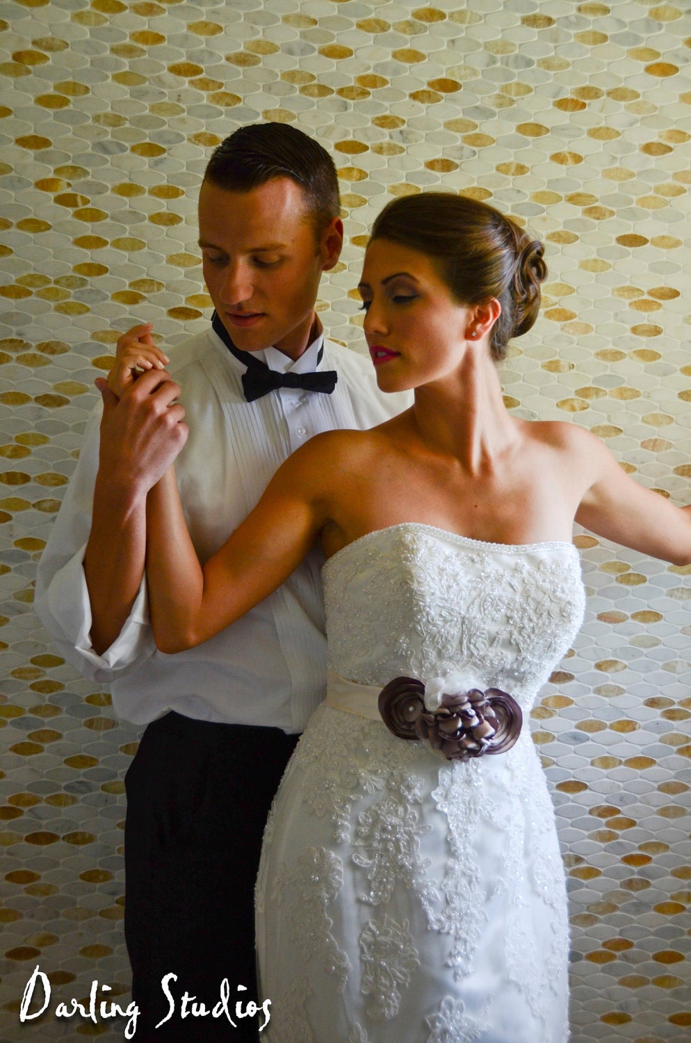 Statement Bridal Belt Wedding Sash Latte