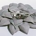 Rustic Succulent Ring Bearer Flower with Wood Button and Twine