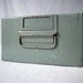 Vintage Industrial Steel Gray File Drawer with Dividers Handle and Label area