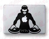 Macbook Decals - Apple DJ
