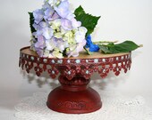 Lovely French Cakestand in Tin and Plaster