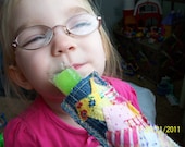 The Original eco friendly patchwork Popsicle Poncho by Claudia Fill