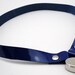 Simple Patent Leather Submissive Collar with Locking Heart - Free US Shipping