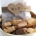 DIY Fleur de Sel Caramel Wedding Favor SAMPLE  - As Seen in BRIDES Magazine