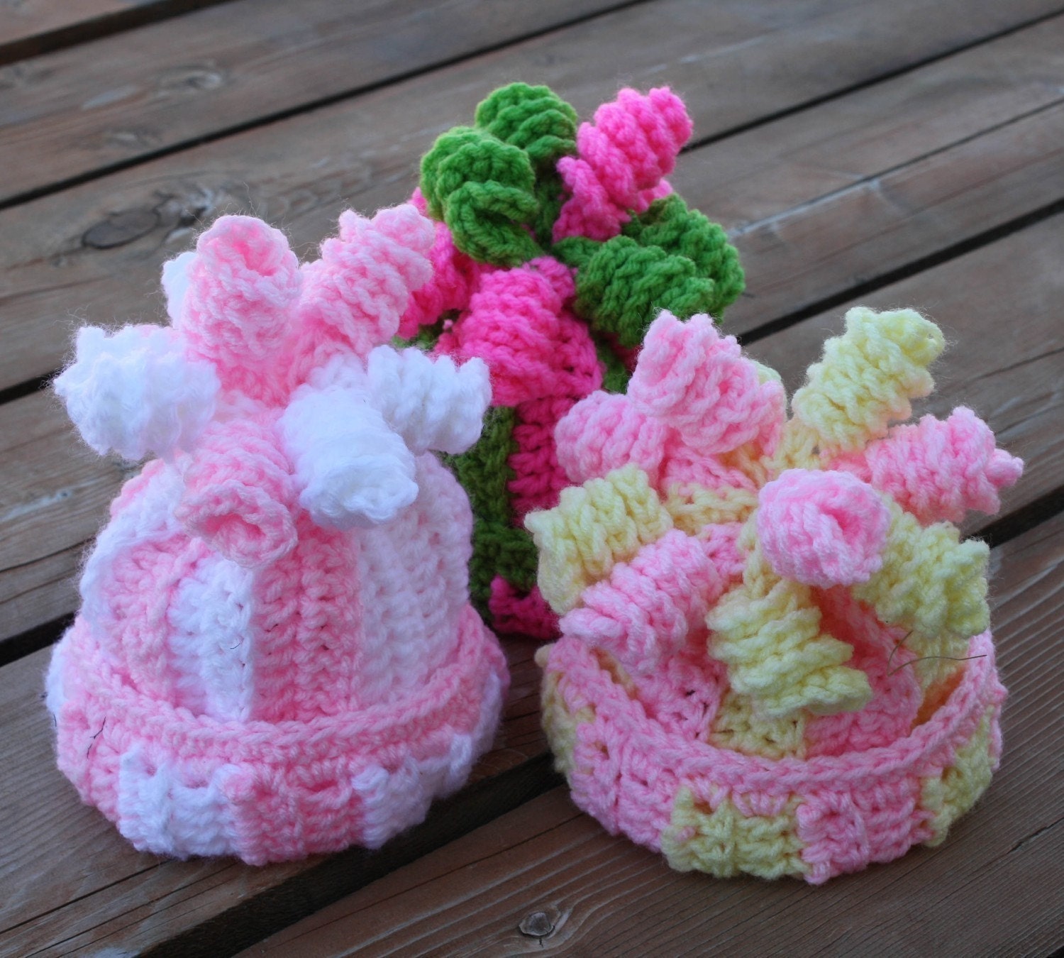 Download Now - CROCHET PATTERN The Curly Top Beanie all sizes PDF 49