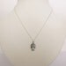 Hamsa Necklace Silver Hand Pendant Necklace