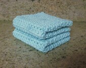 Cotton Crocheted Wash Cloths - set of 2
