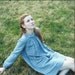 Silk/Linen Blue Henriette Dress