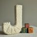 the original yarn and felt letters eight inch