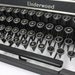 USB Typewriter Computer Keyboard -- Mottled Black Underwood Ace