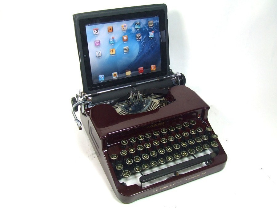 computer typewriter