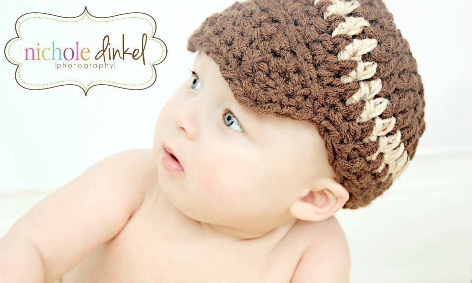 Baby Toddler Accessories, Baby Hat, Beanie Hat with Brim, 6 Months Newsboy Cap - Brown with Cream Stripe, Children Accessories,