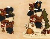 Mom, There's A Snowman At Our Door an e-pattern for Christmas Decoration, ornament included