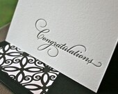Congratulations Letterpress Card