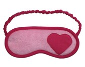 Valentine Pink Heart Sleep Mask