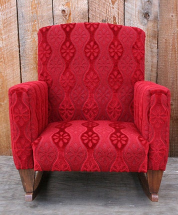 Child's Upholstered Rocking Chair