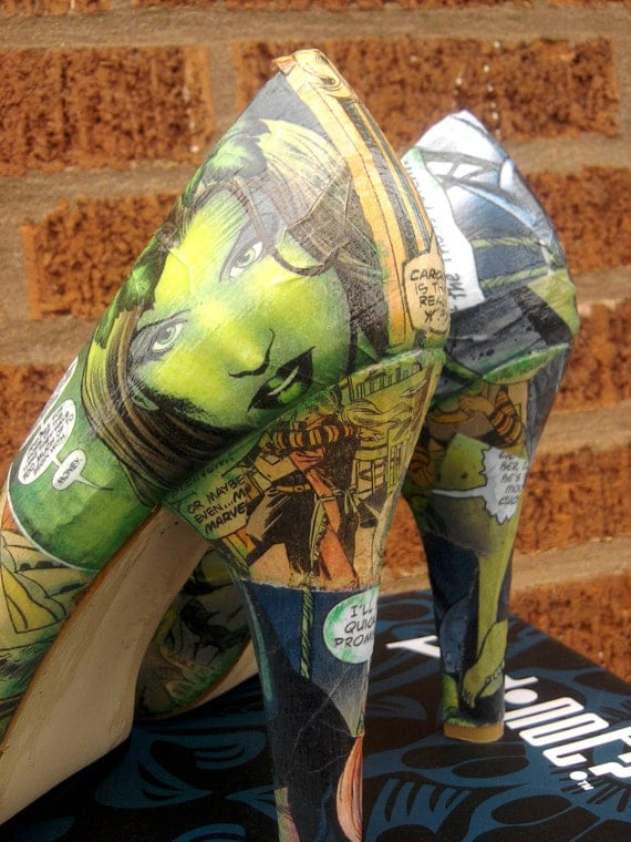 Poison Ivy Comic book high heels