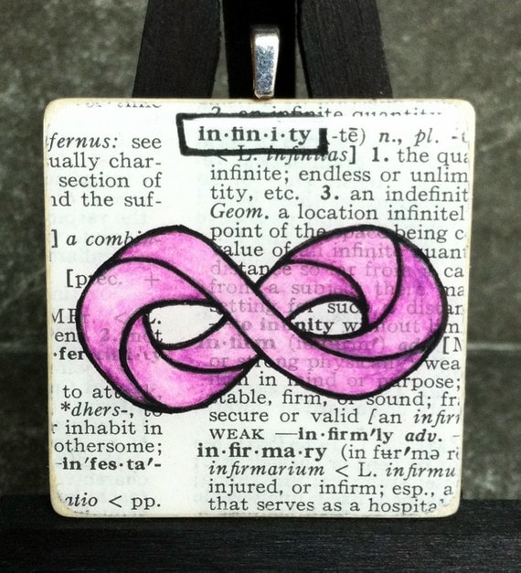 INFINITY Tiny Page Pendant