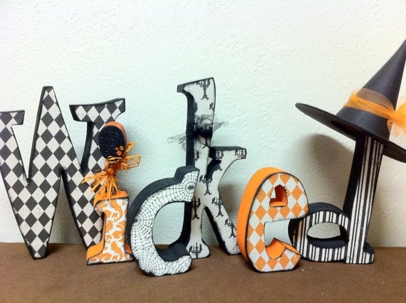 Halloween--Wicked Letter Set