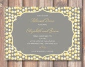Champagne Bubbles Printable Invitation