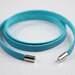turquoise leather wrap magnetic bracelet t68