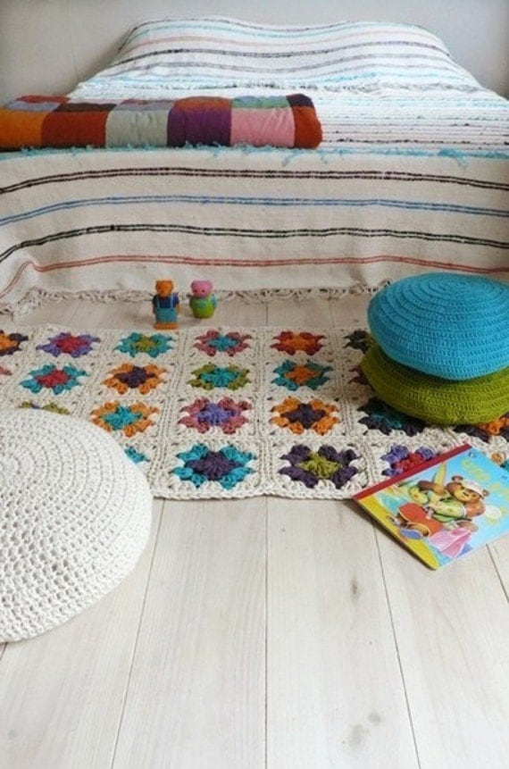 Crochet rug-Granny Square