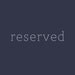 reserved for jane