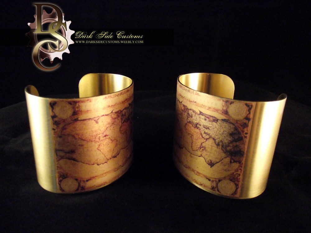 ANTIQUE Steampunk Explorer Cuff