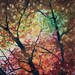 Looking Up // Watercolor // Fall/Autumn // Leaves // Trees
