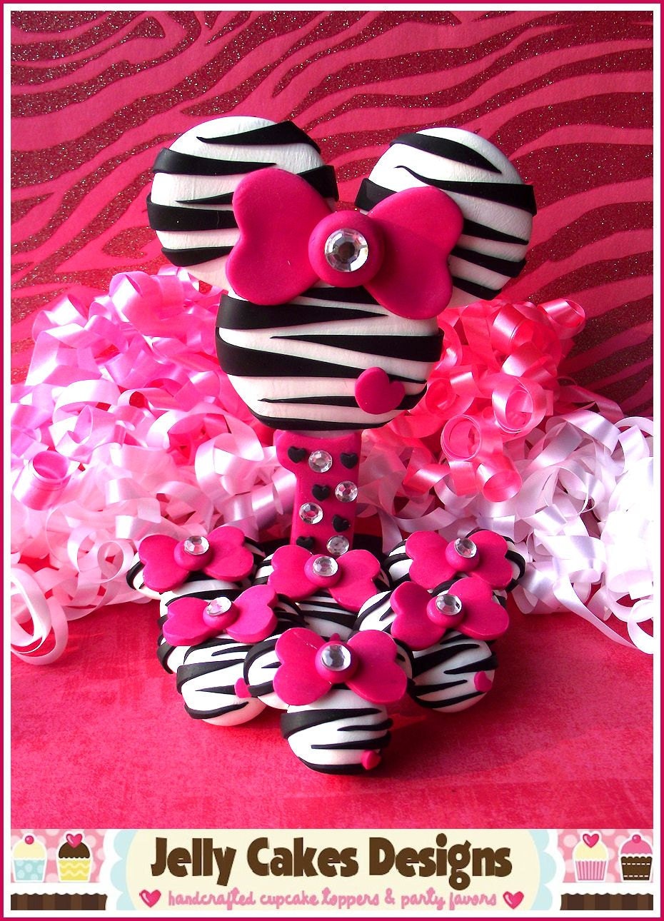 minnie zebra cake