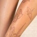 Tatto Tights - Origami birds / paper art / tattoo art / printed full length tights