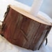 Rustic Natural Juniper Wood Candle Holder