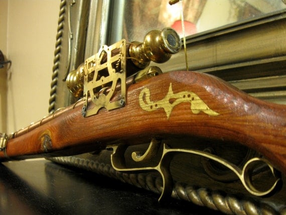 Steampunk Scoped Long Rifle - Praepostero - Eden Gallery