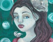 Miss Starling Original Surreal/Lowbrow Painting
