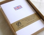 Letterpress Note Card Set - Union Jack
