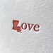 Letterpress Note Card - Louisiana Love