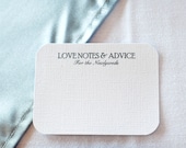100 Comment Cards / Love Notes /Advice Cards